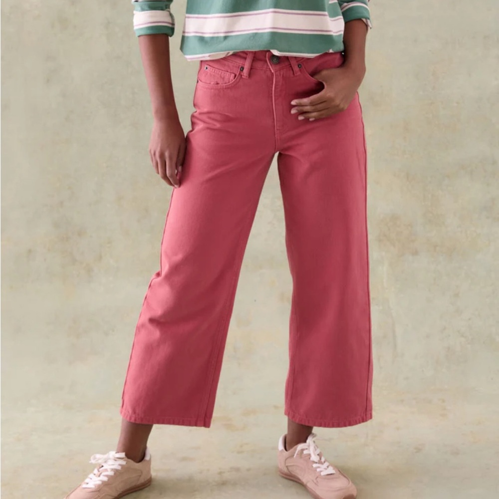 Beaufort & Blake Heaton Rose Wide-Leg Jeans UK 10/US 6